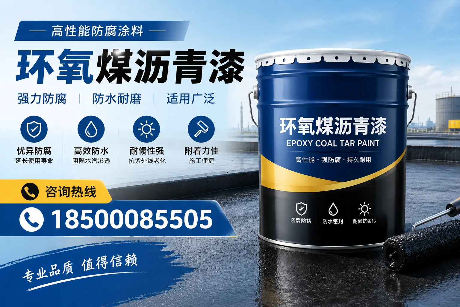 环氧煤沥青漆的主要成分与功能，金华用户深度了解